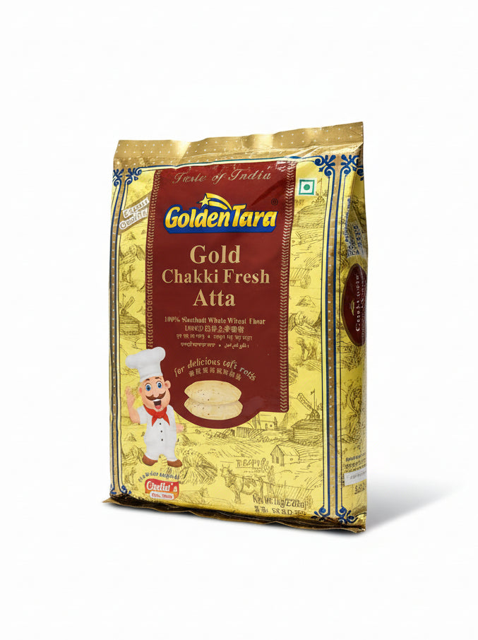 Goldentara Whole Wheat Flour (Gold Chakki fresh Atta) 1Kg