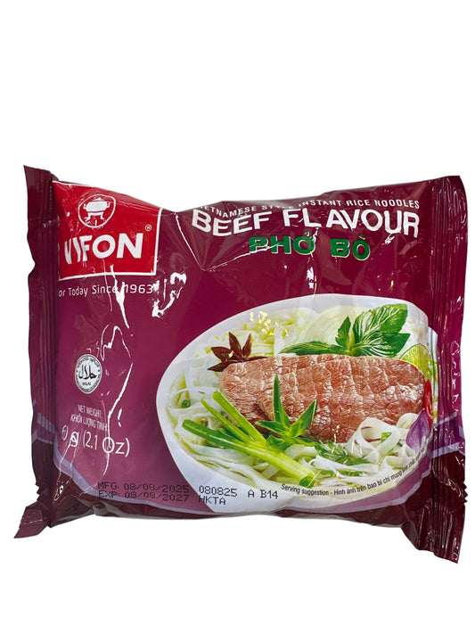 Vietnamese Stye Instant Rice Noodles Beef Flavour Pho Bo