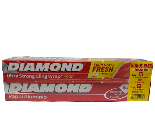 Diamond Ultra Strong Cling Wrap & Aluminium Foil