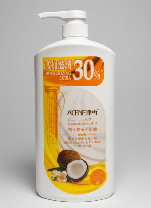 Acene Moisturising & Firming Body Wash Coconut & Jasmine Essential Oil 1200ML