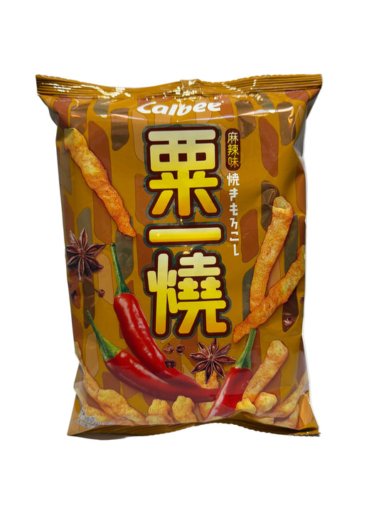 Calbee Mala Flavour Grill-A-Corn Chips 80G