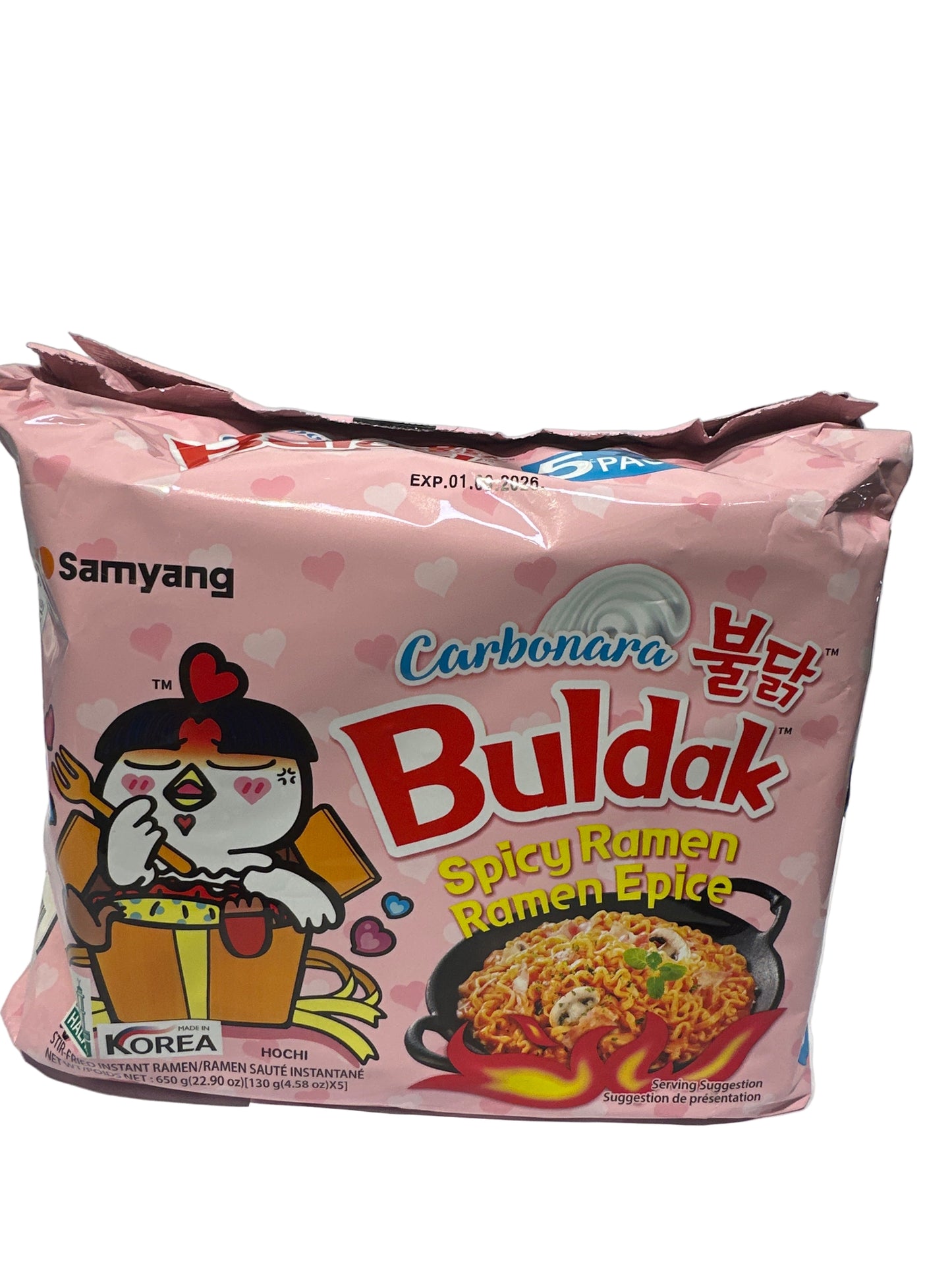 samyang Carbonara Spicy Ramen