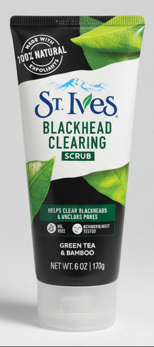 St. Ives Blackhead Clearing Scrub Green Tea & Bamboo170G