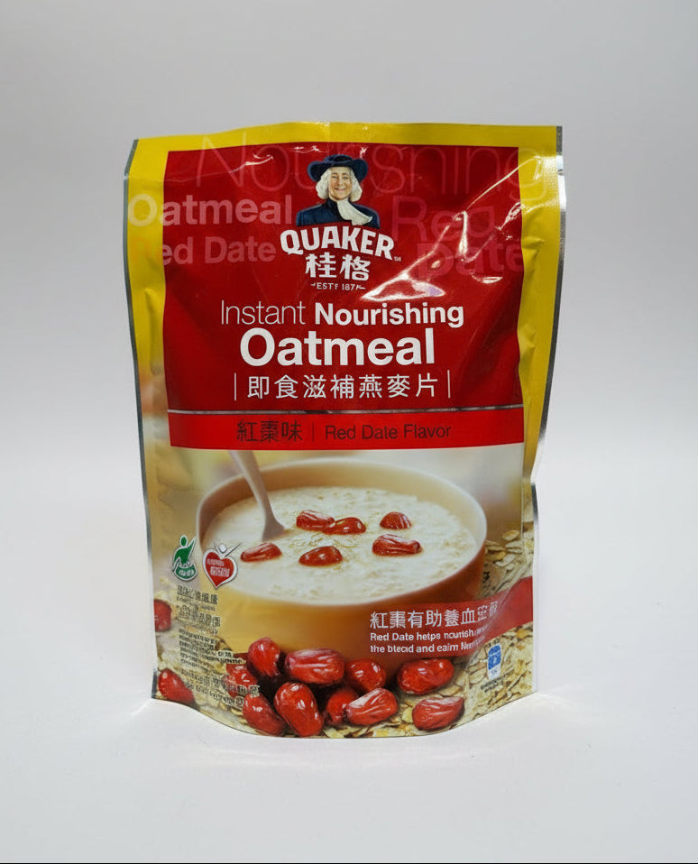 Quaker Instant Nourishing Oatmeal Red Date Flavour 210G