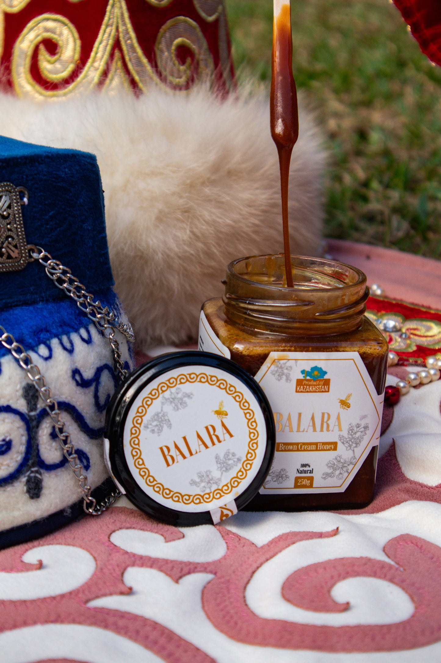 Buckwheat Cream Honey - 100% Organic Kazakhstani Honey