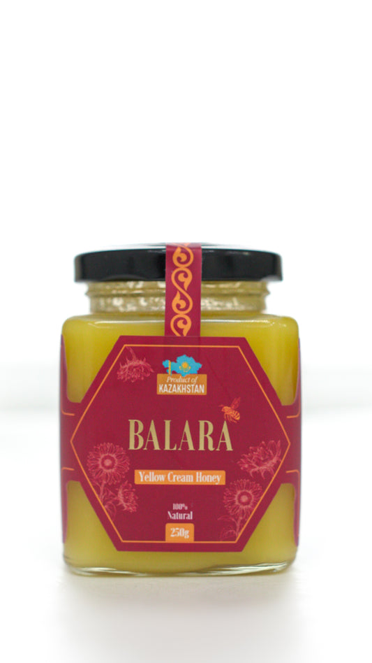 Sunflower Cream Honey - 100% Organic Kazakhstani Honey